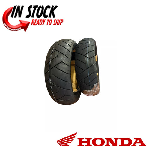 HONDA VEE RUBBER FRONT AND REAR TIRES 120/70/12 AND 130/70/12 GROM OEM